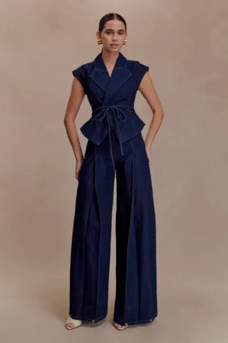 Beatrix High Rise Denim Jeans – Indigo Blue