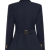 Bellamy Cinched Blazer – Dark Navy