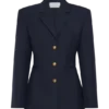 Bellamy Cinched Blazer – Dark Navy