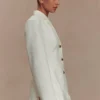 Bellamy Cinched Blazer – Ivory