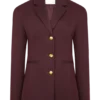 Bellamy Cinched Blazer – Mahogany