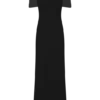 Bernadina Mesh And Slinky Halter Maxi Dress – Black Bernadina Mesh And Slinky Halter Maxi Dress – Black