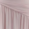 Bex Strapless Slinky Maxi Dress With Split – Pale Pink