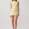 Bexley Draped Mini Dress – Butter Bexley Draped Mini Dress – Butter