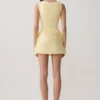 Bexley Draped Mini Dress – Butter Bexley Draped Mini Dress – Butter