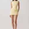 Bexley Draped Mini Dress – Butter Bexley Draped Mini Dress – Butter