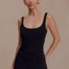 Blanca Stretch Crepe Cami Top – Black Blanca Stretch Crepe Cami Top – Black
