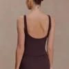 Blanca Stretch Crepe Cami Top – Chocolate Blanca Stretch Crepe Cami Top – Chocolate