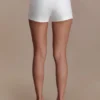 Blanca Stretch Crepe Shorts – White Blanca Stretch Crepe Shorts – White