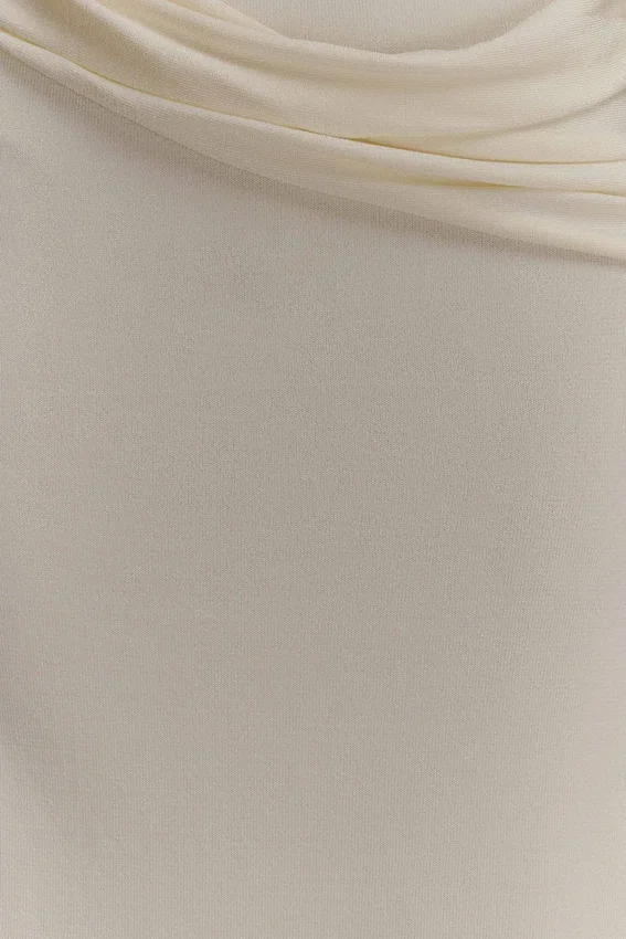 Bowie Low Rise Knit Maxi Skirt – Ivory Bowie Low Rise Knit Maxi Skirt – Ivory