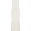 Brock Knit Halter Maxi Dress – White Brock Knit Halter Maxi Dress – White