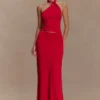 Mariposa Slinky Halter Top – Red Mariposa Slinky Halter Top – Red