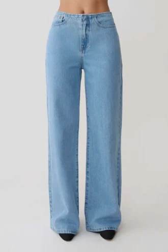 Caitlin Mid Rise Denim Jeans – Classic Blue Caitlin Mid Rise Denim Jeans – Classic Blue