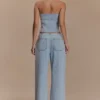 Caitlin Mid Rise Denim Jeans – Light Blue Caitlin Mid Rise Denim Jeans – Light Blue