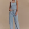 Caitlin Mid Rise Denim Jeans – Light Blue Caitlin Mid Rise Denim Jeans – Light Blue