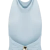 Calandra Slinky Halter Top With Hardware – Pale Blue Calandra Slinky Halter Top With Hardware – Pale Blue