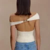 Carley Off Shoulder Knit Top – Ivory Carley Off Shoulder Knit Top – Ivory