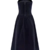 Caroline Denim Halter Midi Dress – Indigo Blue Caroline Denim Halter Midi Dress – Indigo Blue