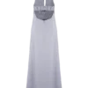 Carolyn Linen Bubble Maxi Dress – Misty Blue
