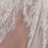 Cassia Lace Trim Veil – White Cassia Lace Trim Veil – White