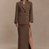 Cassie Column Maxi Skirt – Cacao Brown Cassie Column Maxi Skirt – Cacao Brown