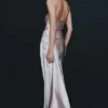 Cedar Strapless Satin Maxi Dress – Soft Pink Cedar Strapless Satin Maxi Dress – Soft Pink