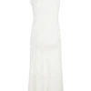 Chloe Peached Jersey One Shoulder Midi Dress – Ivory Chloe Peached Jersey One Shoulder Midi Dress – Ivory