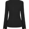 Christel Suiting Fitted Blazer – Black
