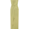 Cindylou Halter Knit Maxi Dress – Light Olive Cindylou Halter Knit Maxi Dress – Light Olive