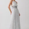 Clarisse Pleated Maxi Dress – Polka Dot Clarisse Pleated Maxi Dress – Polka Dot