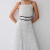 Clarisse Pleated Maxi Dress – Polka Dot Clarisse Pleated Maxi Dress – Polka Dot