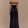 Coco Dropped Waist Maxi Dress – Black Coco Dropped Waist Maxi Dress – Black