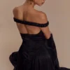 Coco Dropped Waist Maxi Dress – Black Coco Dropped Waist Maxi Dress – Black