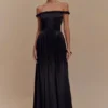 Coco Dropped Waist Maxi Dress – Black Coco Dropped Waist Maxi Dress – Black