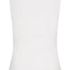 Coraline Panelled Sleeveless Top – White