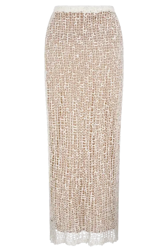 Cordelia Knit Maxi Skirt – Ivory Cordelia Knit Maxi Skirt – Ivory