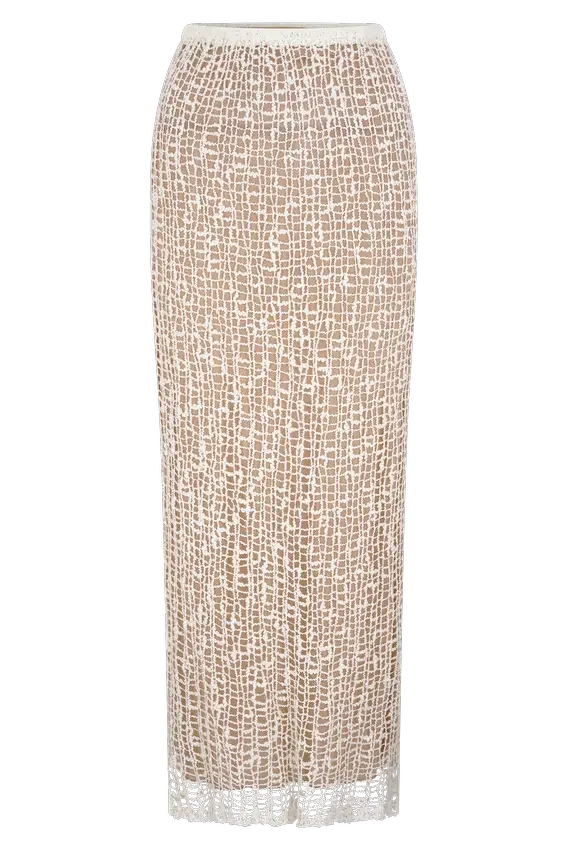 Cordelia Knit Maxi Skirt – Ivory Cordelia Knit Maxi Skirt – Ivory