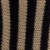 Corrie Crochet Tie Up Bikini Bottom – Black And Neutral Stripe