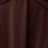 Cyra Plunge Satin Midi Dress – Dark Chocolate Cyra Plunge Satin Midi Dress – Dark Chocolate