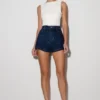 Dan Diamante Denim Shorts – Midnight Blue Dan Diamante Denim Shorts – Midnight Blue