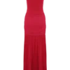 Dania Cowl Neck Slinky Maxi Dress – Fuchsia Pink
