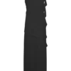 Daria Draped Chiffon Maxi Dress – Black Daria Draped Chiffon Maxi Dress – Black