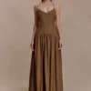 Darling Linen Maxi Dress – Chocolate Darling Linen Maxi Dress – Chocolate