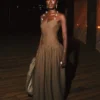 Darling Linen Maxi Dress – Chocolate Darling Linen Maxi Dress – Chocolate