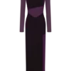Davina Velvet And Mesh Maxi Dress – Purple Davina Velvet And Mesh Maxi Dress – Purple
