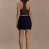 Dayana Cotton Mini Skirt – Black Dayana Cotton Mini Skirt – Black