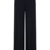 Dewi Wide Leg Modal Pants – Black