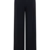 Dewi Wide Leg Modal Pants – Black