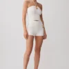 Dimitri Knit Halter Top With Hardware – Ivory Dimitri Knit Halter Top With Hardware – Ivory