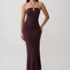Dimitri Knit Midi Dress – Chocolate Dimitri Knit Midi Dress – Chocolate